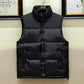 Men's Warm Puffer Vest - Sleeveless Quilted Down, Winter