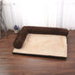 Dog Bed Coral Fleece L Shaped Sofa Bed Fall 2025 Water-Resistant Bolster Cushion Machine Washable Cozy Support