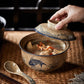 Bowl Ramen Large Ceramic With Lid Retro Fall 2025 Tableware