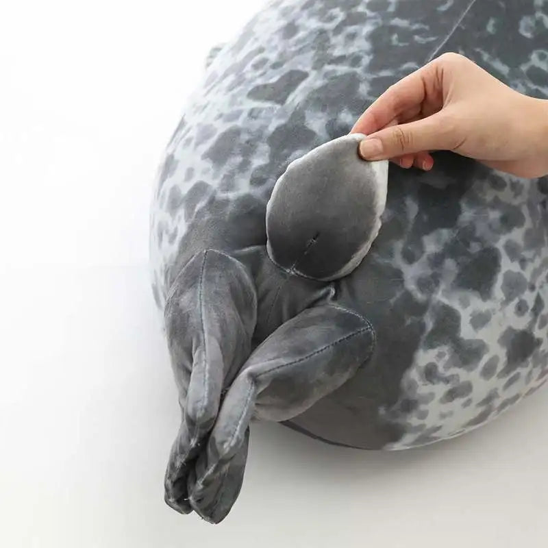 Blob Angry Seal Pillow 3D Plush Toy for Kids, 20CM Cute Sea Lion Gift