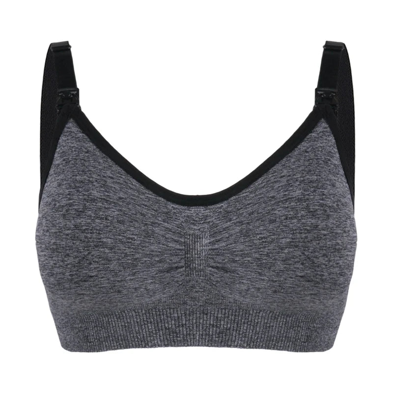seamless wire-free maternity, nylon, all seasons – Breathable women's nursing bra