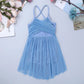 Lyrical, Glitter Mesh, Polyester, For Ballet, Gymnastics – Light Girls’ Dance Dress