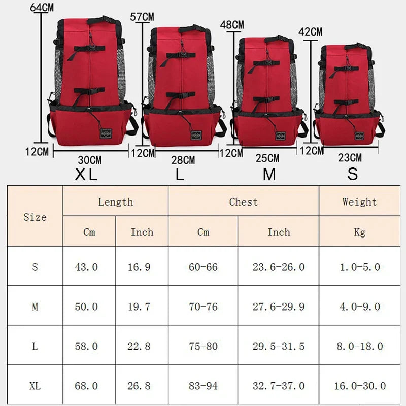 Dog Carrier Backpack Breathable Hands-Free Pet Carrier Pack Fall 2025 Outdoor Travel Comfort Compact Dogs