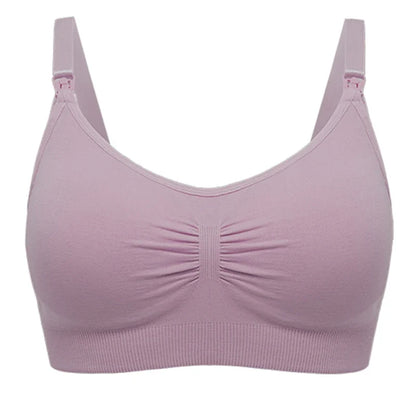 seamless wire-free maternity, nylon, all seasons – Breathable women's nursing bra