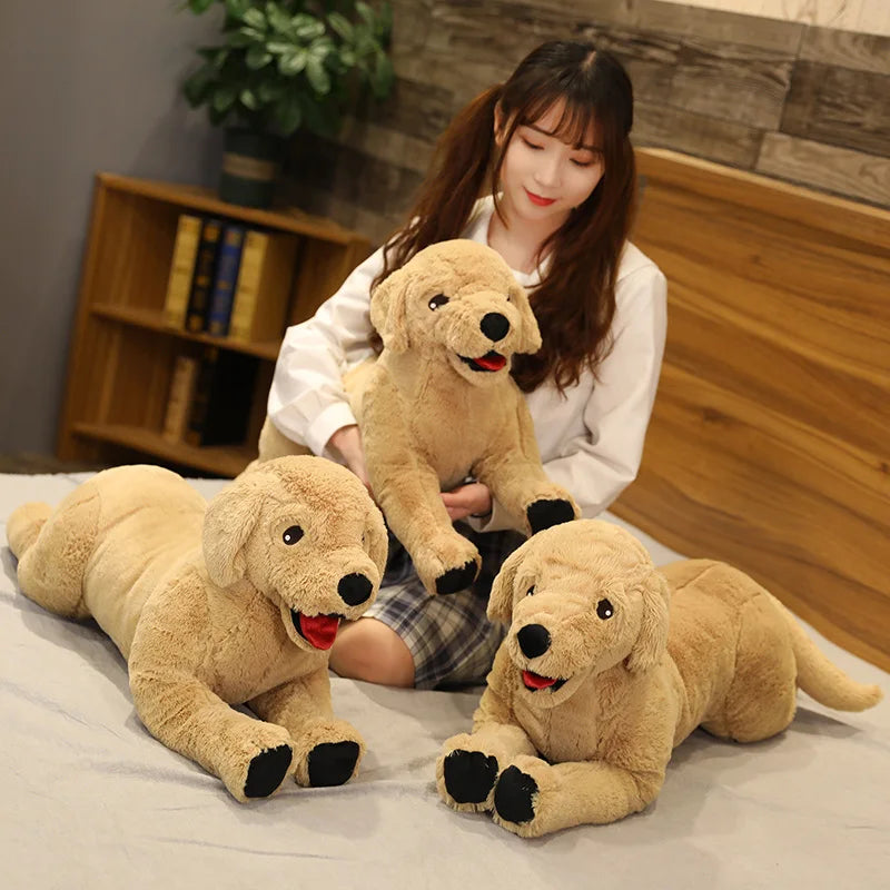 Labrador Plush Dog Realistic Stuffed Toy Birthday Gift