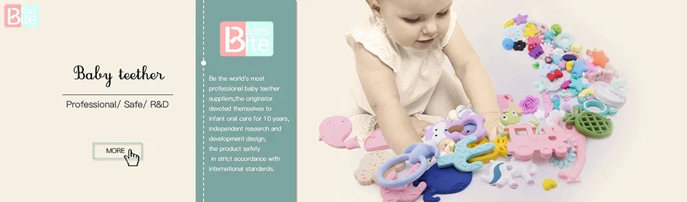 Crochet Wooden Animal Teether Rattle Newborn Sensory Toys