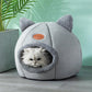 Deep New Sleep Comfort Cat Bed - Cozy Indoor Cave Nest for Pets