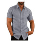 Variant image for Men's Regular-Fit Polo Shirt in Soft Polyester with Button Closure, Short Sleeve Casual Top for Summer-11