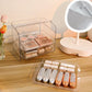 3 Layers Cosmetic Storage Box - Dustproof Makeup Organizer for Jewelry, Skin Maintenance, Desktop