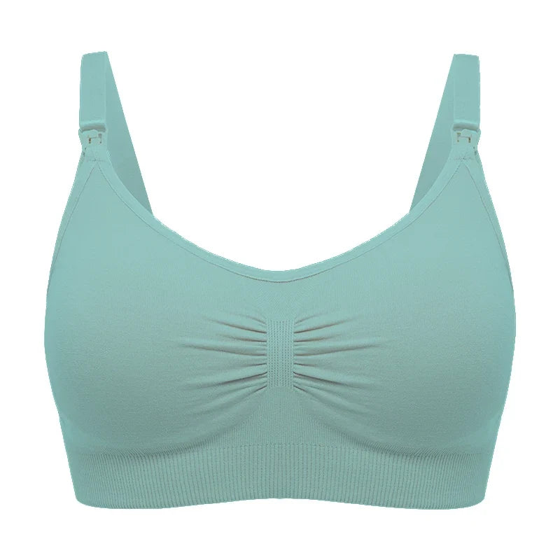 seamless wire-free maternity, nylon, all seasons – Breathable women's nursing bra