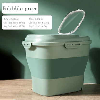 Pet Food Container 23L Airtight Storage Bin Moisture Proof Seal With Measuring Cup Fall 2025 Pet Maintenance