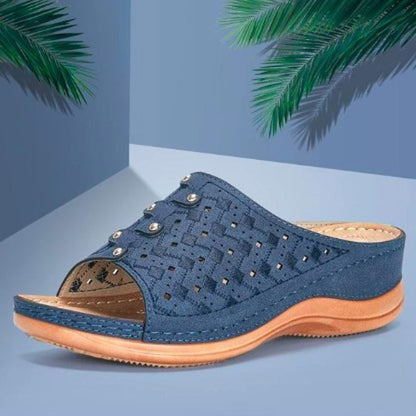 Orthopedic Summer Sandals for Women with Elevated Insole and Breathable Open Toe Design for Ultimate Comfort-2