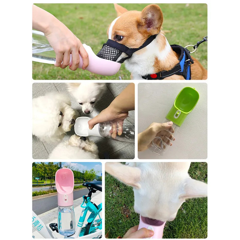 Dog Water Bottle Travel-Friendly Travel Bowl Hands-Free Pet Drinking Bottle Fall 2025 Leakproof Hydration