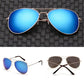 Double 2025 Bridge Aviation Sunglasses for Women - UV400 Alloy Frame Mirror Glasses