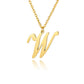 Gold Personalized Initial Necklace - Elegant Minimalist Gift for Women, Weddings & Anniversaries