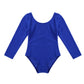 Plush, Sturdy Girls' Leotard - Long Sleeve, Polyamide, Elastane, Polyester, Dance Class