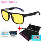 Sunglasses Polarized Night Vision Unisex Square Frame UV400 Anti Glare Driving Glasses Fall 2025 Trend