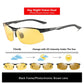 Sunglasses Photochromic Polarized UV400 Rimless Driving Glasses, Day Night Vision, Light Frame VT2173