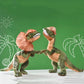 Dilophosaurus Plush Toy Double Crest Plush Dino Collectible
