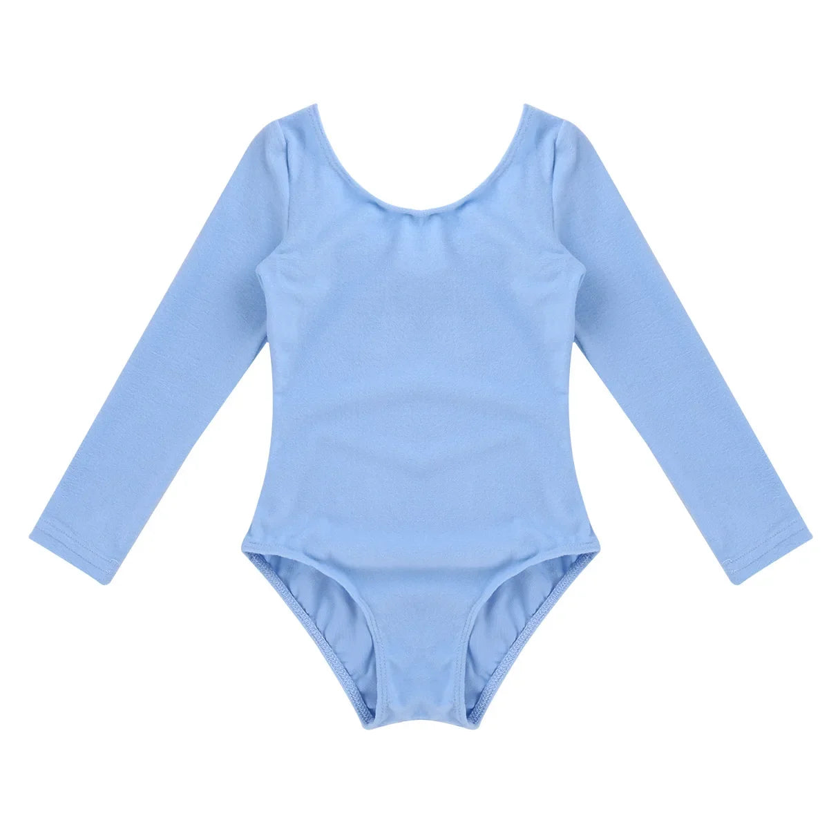 Plush, Sturdy Girls' Leotard - Long Sleeve, Polyamide, Elastane, Polyester, Dance Class