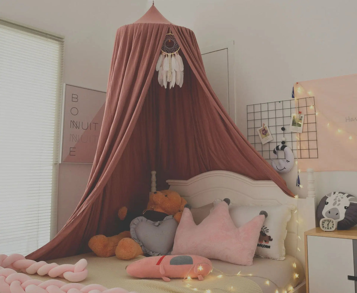 Canopy Bed Hanging Mosquito Net Dome Crib Nursery Decor Fall 2025 Cozy Mosquito Protection