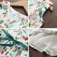 Floral Butterfly Print, Knee-Length, Sleeveless, Sash Waist, Casual Wear – Light and Flattering Girls' Dress