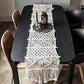 Runner Table Cotton Macrame Bohemian Style Holiday Table Decor Christmas 2025 Handmade Cozy Rustic