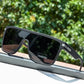 Sunglasses Polarized for Men Square Oversized UV400 Anti-Glare Goggles