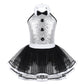 Light girls' leotard - sequined skirted tutu, polyester, for ballet and dance performances