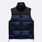 Men's Warm Puffer Vest - Sleeveless Quilted Down, Winter