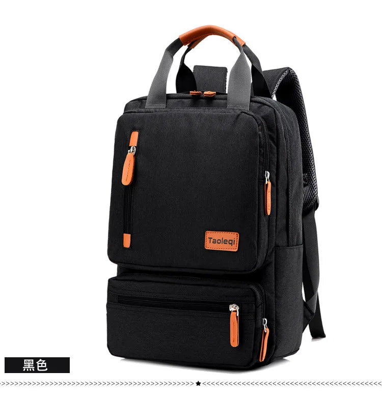 Laptop Canvas Backpack 20-35L Large Capacity Rucksack Travel School Bag Back To School 2025 Organized Water Resistant