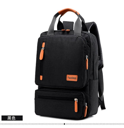 Laptop Canvas Backpack 20-35L Large Capacity Rucksack Travel School Bag Back To School 2025 Organized Water Resistant