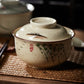 Bowl Ramen Large Ceramic With Lid Retro Fall 2025 Tableware