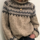 Women's Insulating Turtleneck Sweater - Cozy Wool Winter