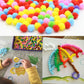 Creative DIY Plush Ball Painting Kit for Kids - Educational Cartoon Crafts, Handmade Material, Fun Puzzles for Children