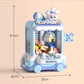 Cartoon Mini Claw Crane Machine Toy for Kids - Plush Rabbit Doll Grabber with Music & Lights