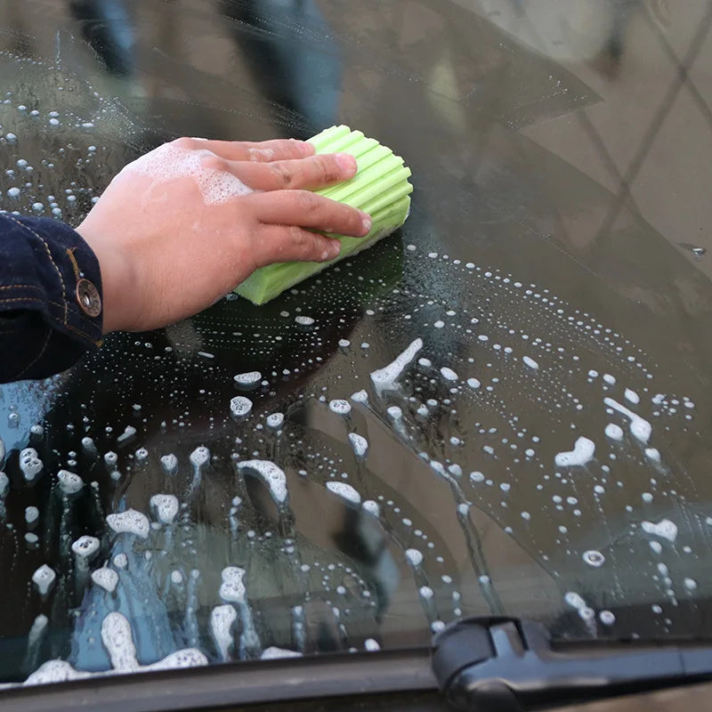 Car Wash Sponge PVA Wavy Design TikTok Viral Fall 2025 High-Absorbency Auto Detailing Device