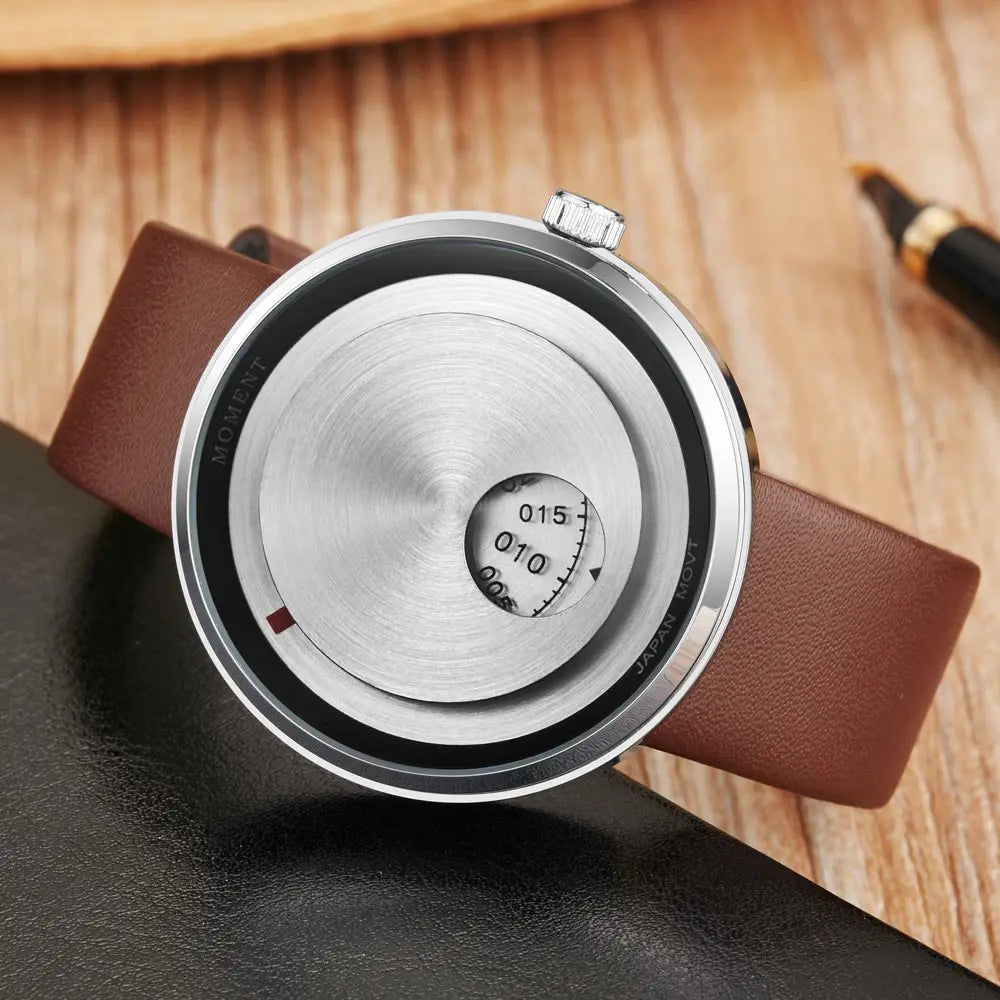 Quartz Watch Minimalist Leather Strap Couple Watch Kit Fall 2025 Water-Resistant Japanese Movement Gift