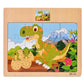 Vehicle Wooden Animal Puzzles for Kids Educational Gift