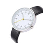 Watch Quartz With Yellow Second Hand Minimalist 40mm