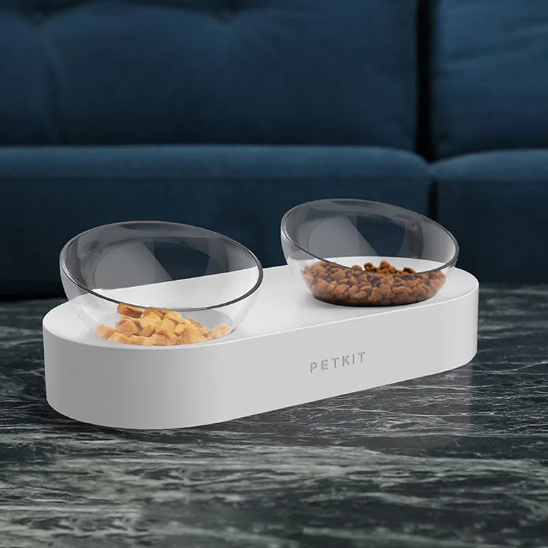 Pet Bowls Flexible Double Feeder Station Household 2025 Anti Spill Simple Clean Feeding For Dogs And Cats