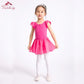 Plush girls ballet leotard with tutu - chiffon skirt, stretch fabric, for dance class
