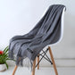Cozy Warm Women Scarf - Long Fringe, Cashmere, Winter