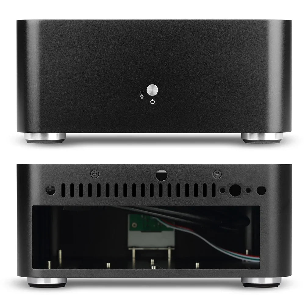 ITX Mini Case All Aluminum Chassis With Built In PSU