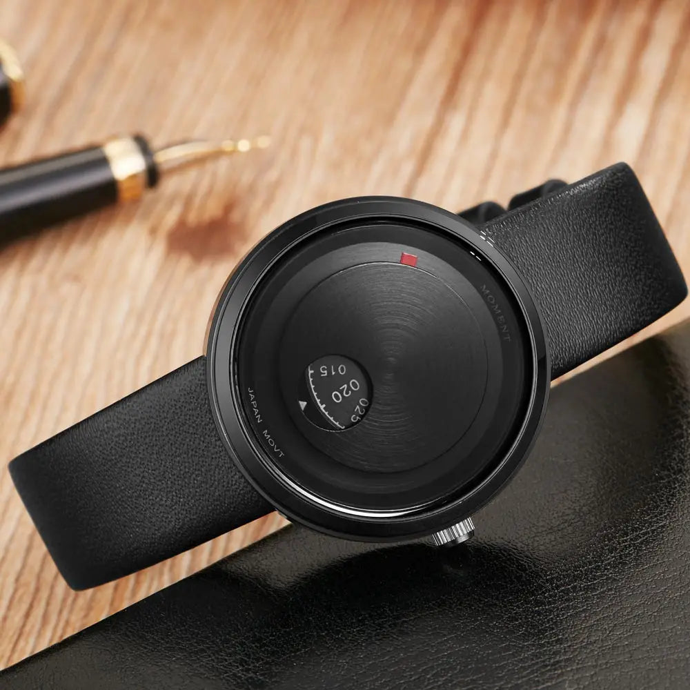 Quartz Watch Minimalist Leather Strap Couple Watch Kit Fall 2025 Water-Resistant Japanese Movement Gift