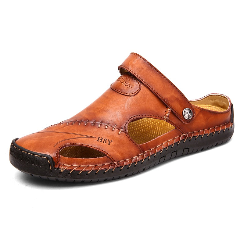 Variant image for Comfortable Orthopedic Sandals with Non-Slip Rubber Sole and Breathable Mesh Upper, Closed Toe Gladiator Design-21