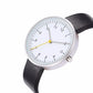 Watch Quartz With Yellow Second Hand Minimalist 40mm
