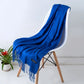 Cozy Warm Women Scarf - Long Fringe, Cashmere, Winter