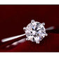 Ring Engagement Sterling Silver Solitaire Ring Austrian Crystal Fall 2026 Timeless Sparkle Gift Idea