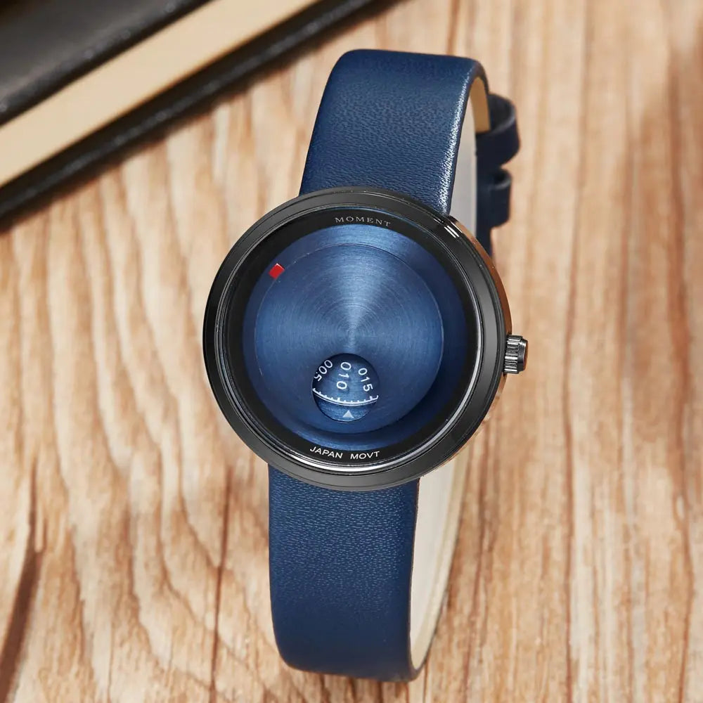 Quartz Watch Minimalist Leather Strap Couple Watch Kit Fall 2025 Water-Resistant Japanese Movement Gift